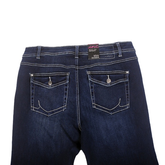 INC. Curvy-Fit 5-Pocket Bootcut Jeans - Picture 3 of 3